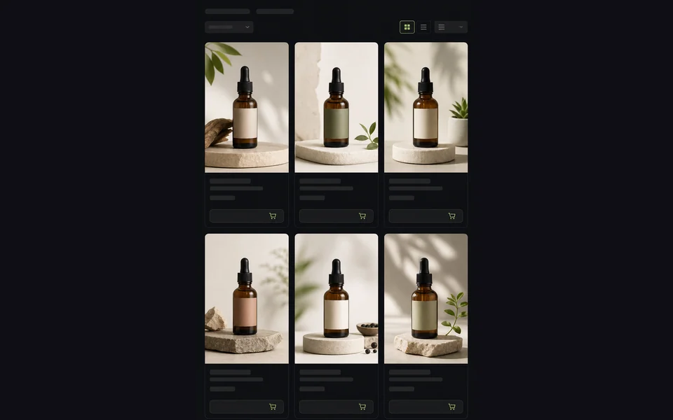 Collection grid Shopify placement preview