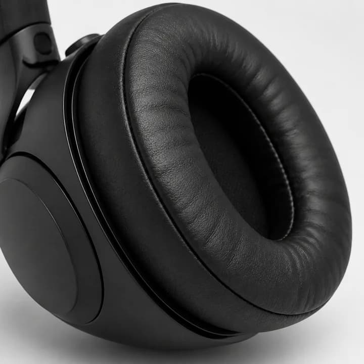 Close-up headphone detail